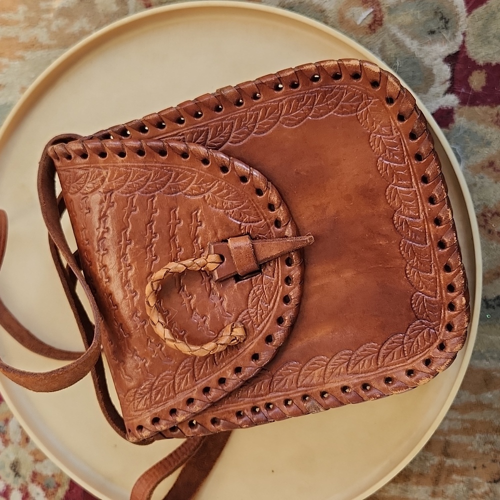 Moroccan Artisan handmade crossbody purse. 100% handmade